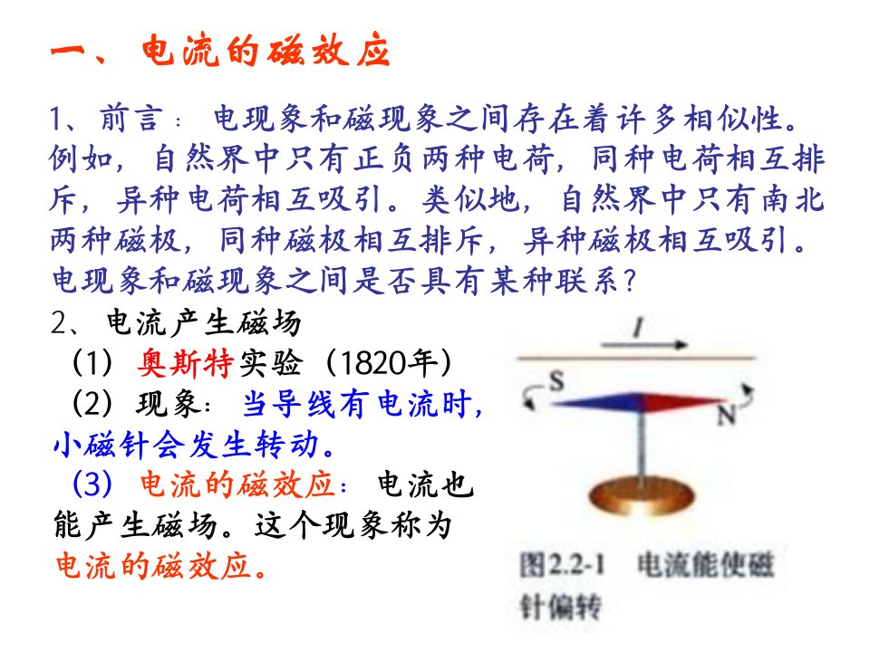 环形电流的磁场方向用安培定则ppt课件