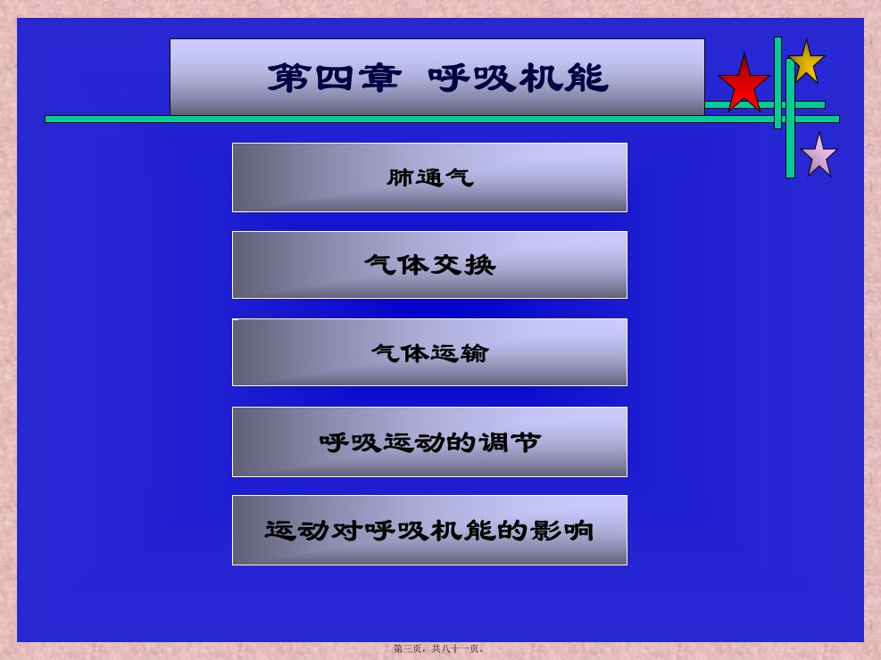 呼吸机能资料