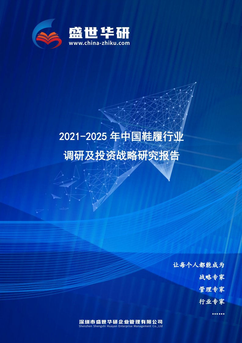 2021-2025年中国鞋履行业调研及投资战略研究报告