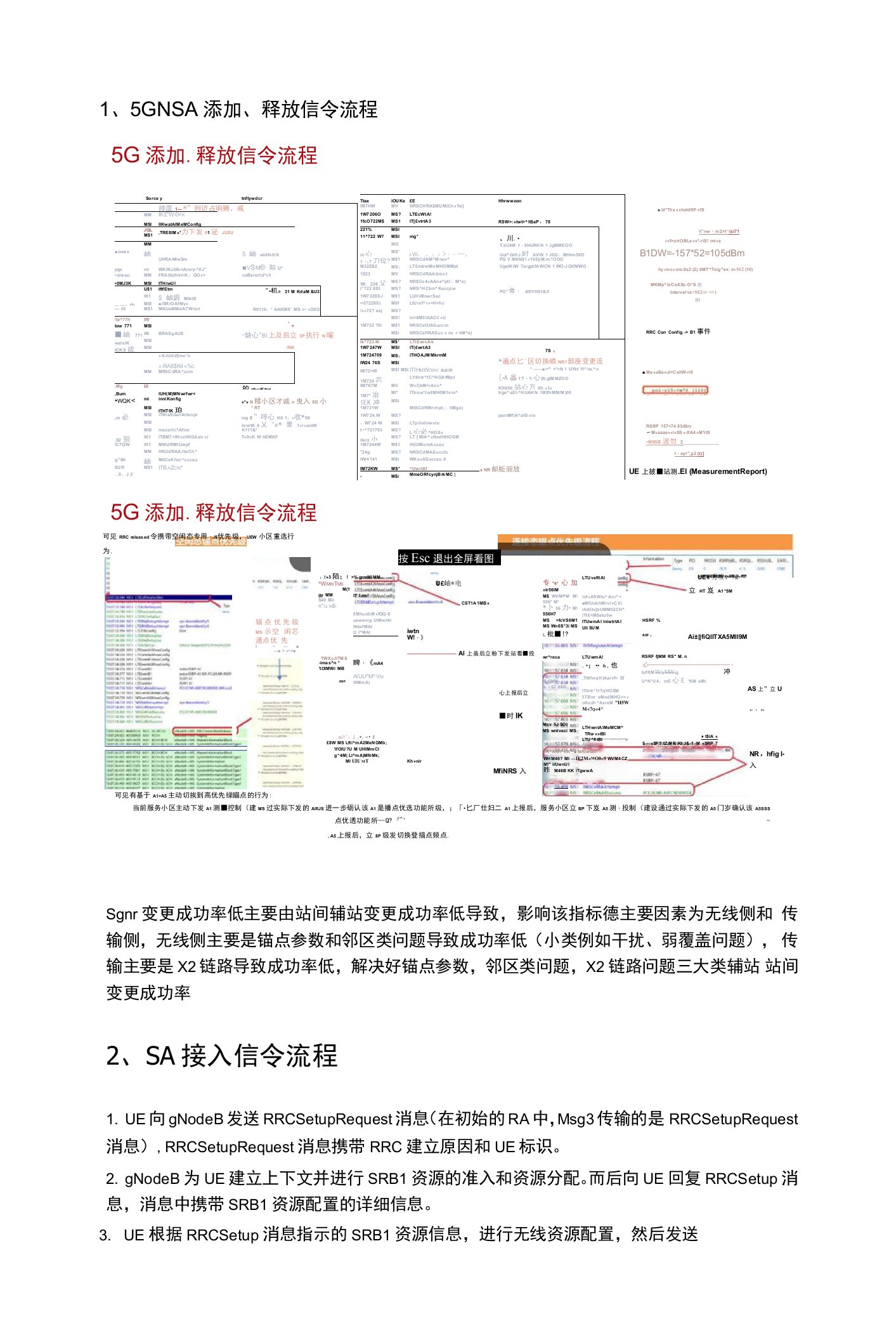 5G信令详情