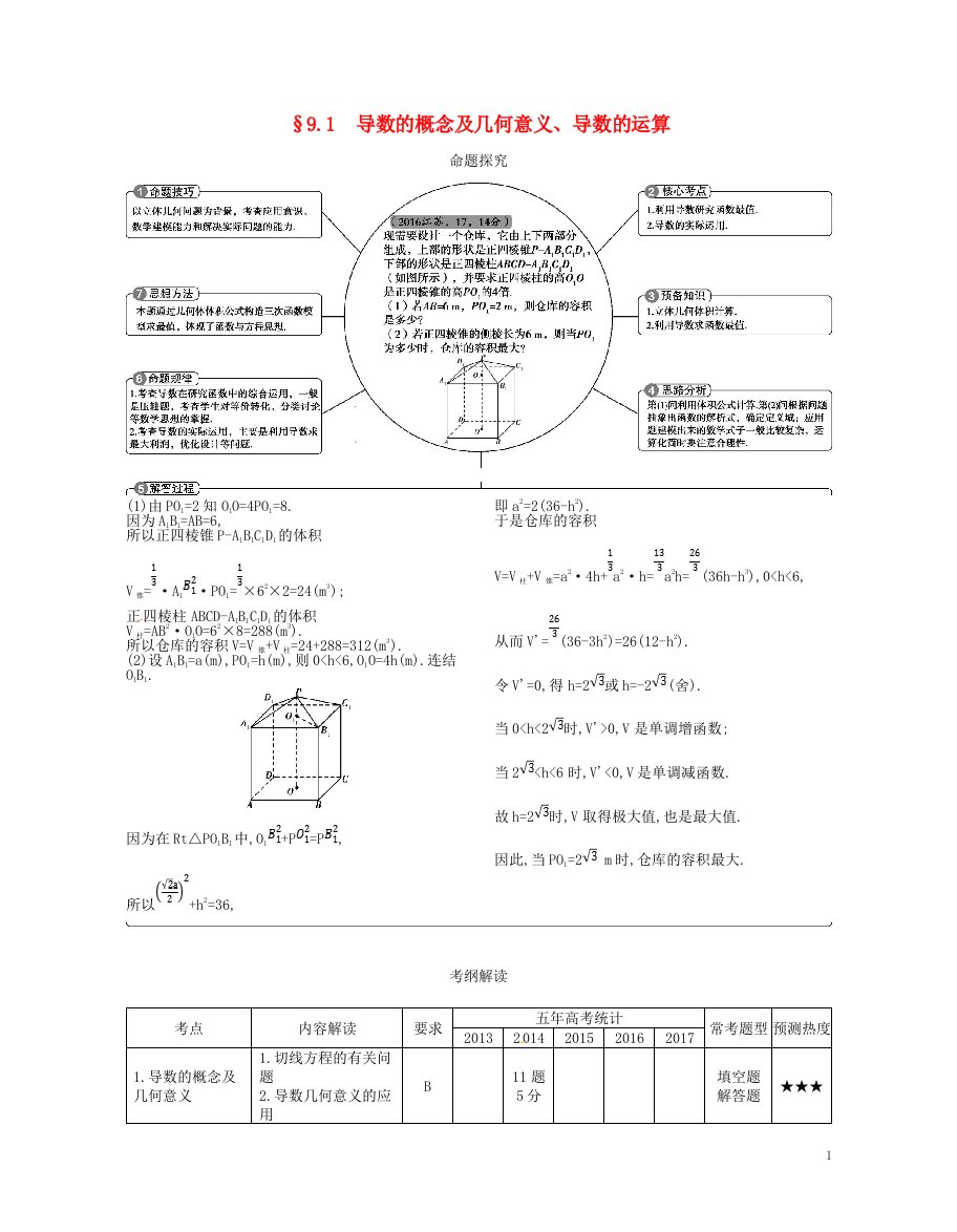 高考数学一轮复习