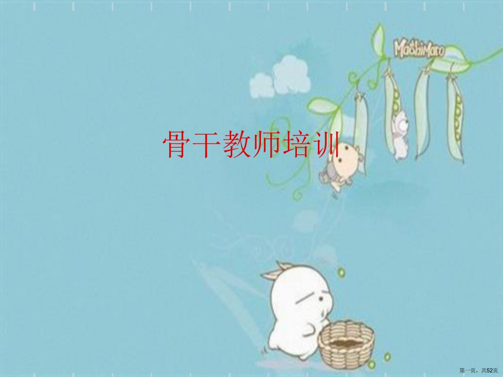 骨干教师培训