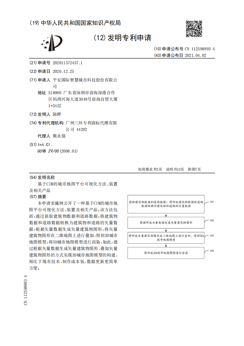 基于CIM的城市地图平台可视化方法、装置及相关产品