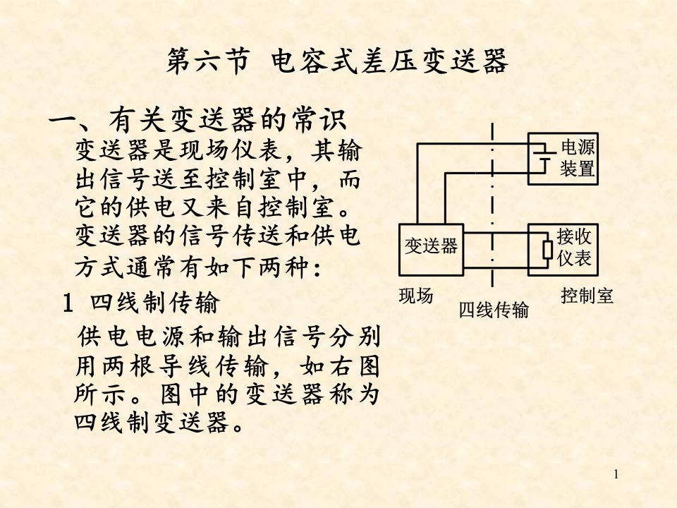 讲得最透彻的电容式差压变送器原理带图