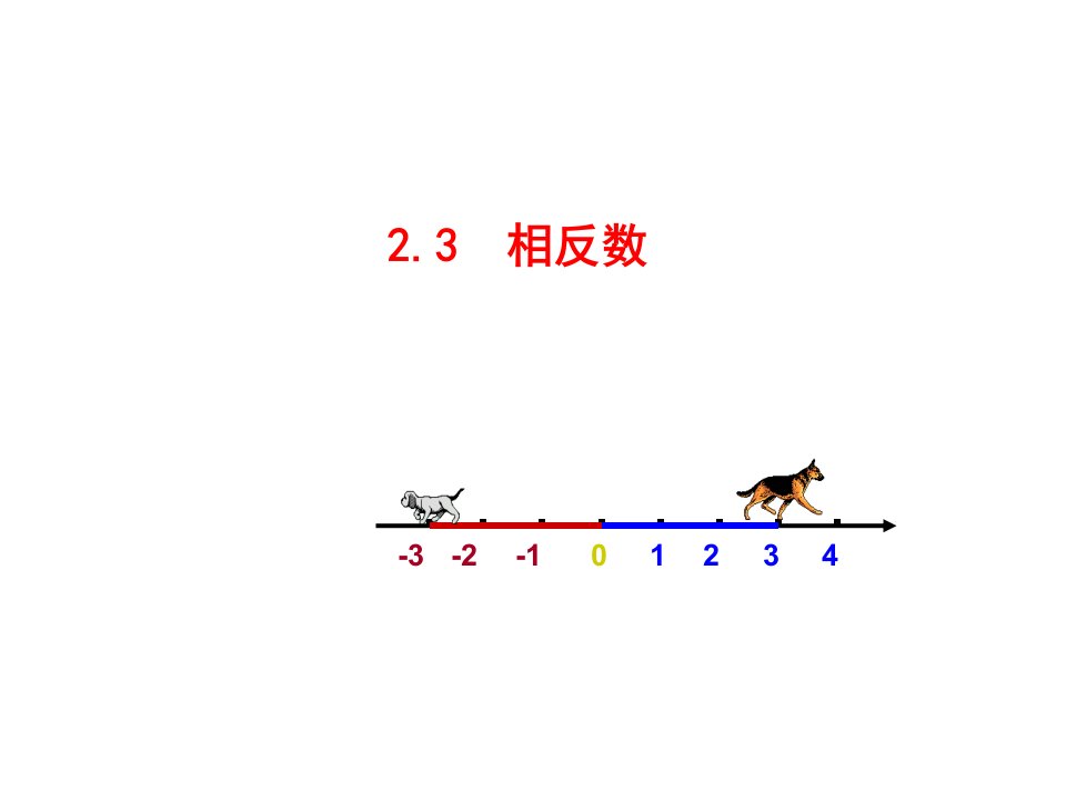 【华师大版】七年级数学上册：2.3《相反数》ppt课件（15页）