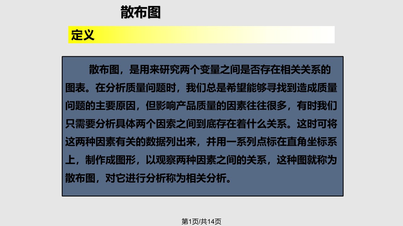 老七种散布图PPT课件