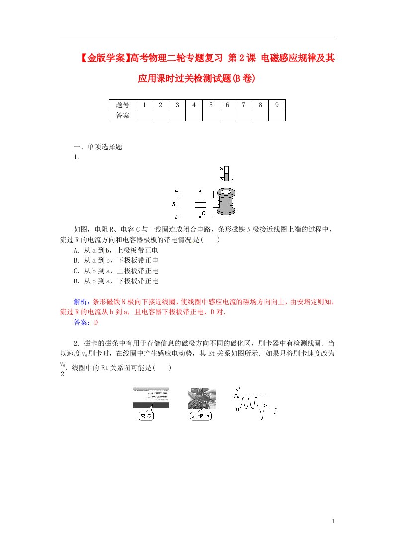 高考物理二轮专题复习