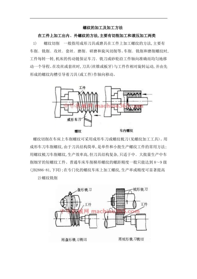 机械制图AR版06案例库案例01螺纹的加工及加工方法