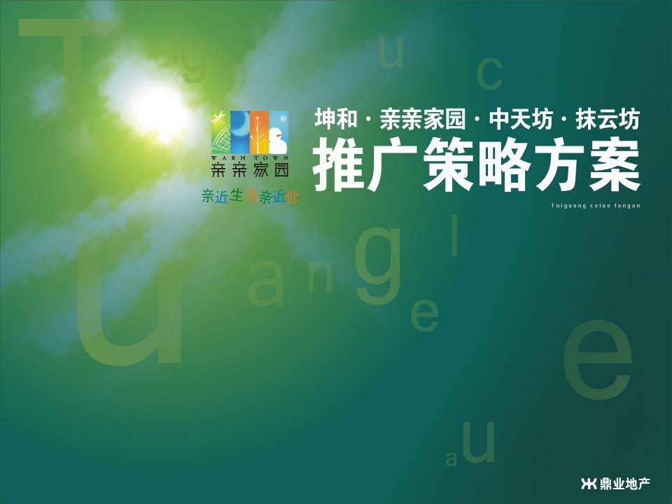 宁波鼎业坤和地产亲亲家园3期推广策略