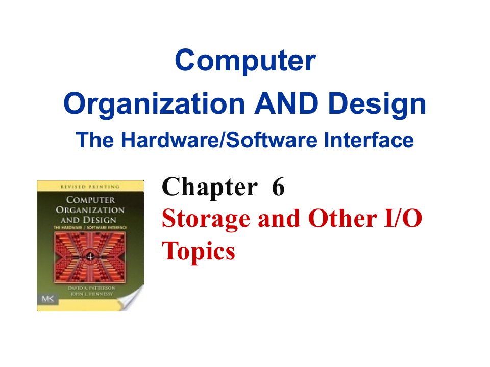 计算机组成与结构英文版课件：Chapter