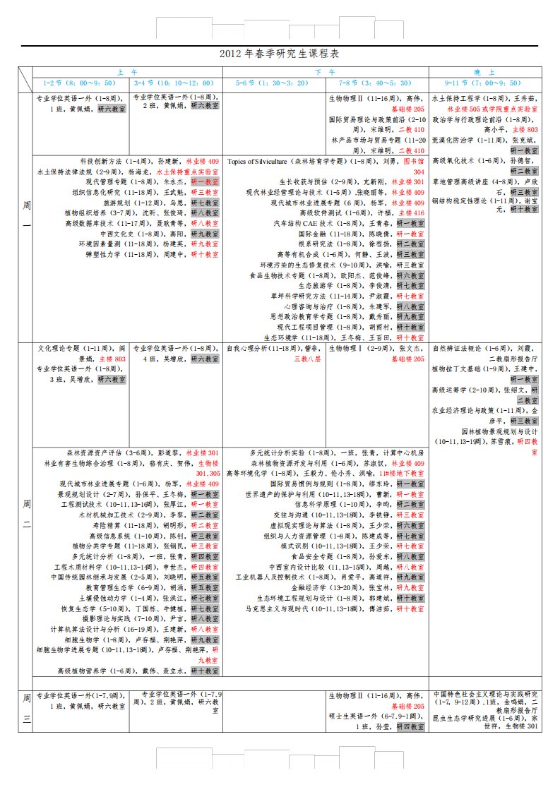 北京林业大学