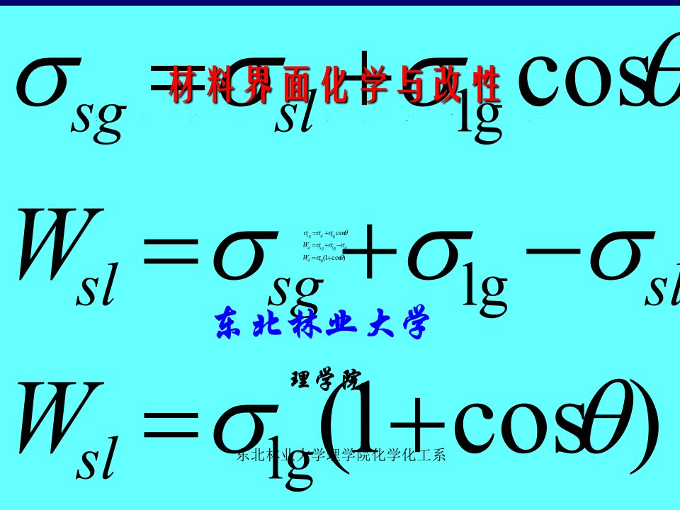 材料界面化学与改性-4界面