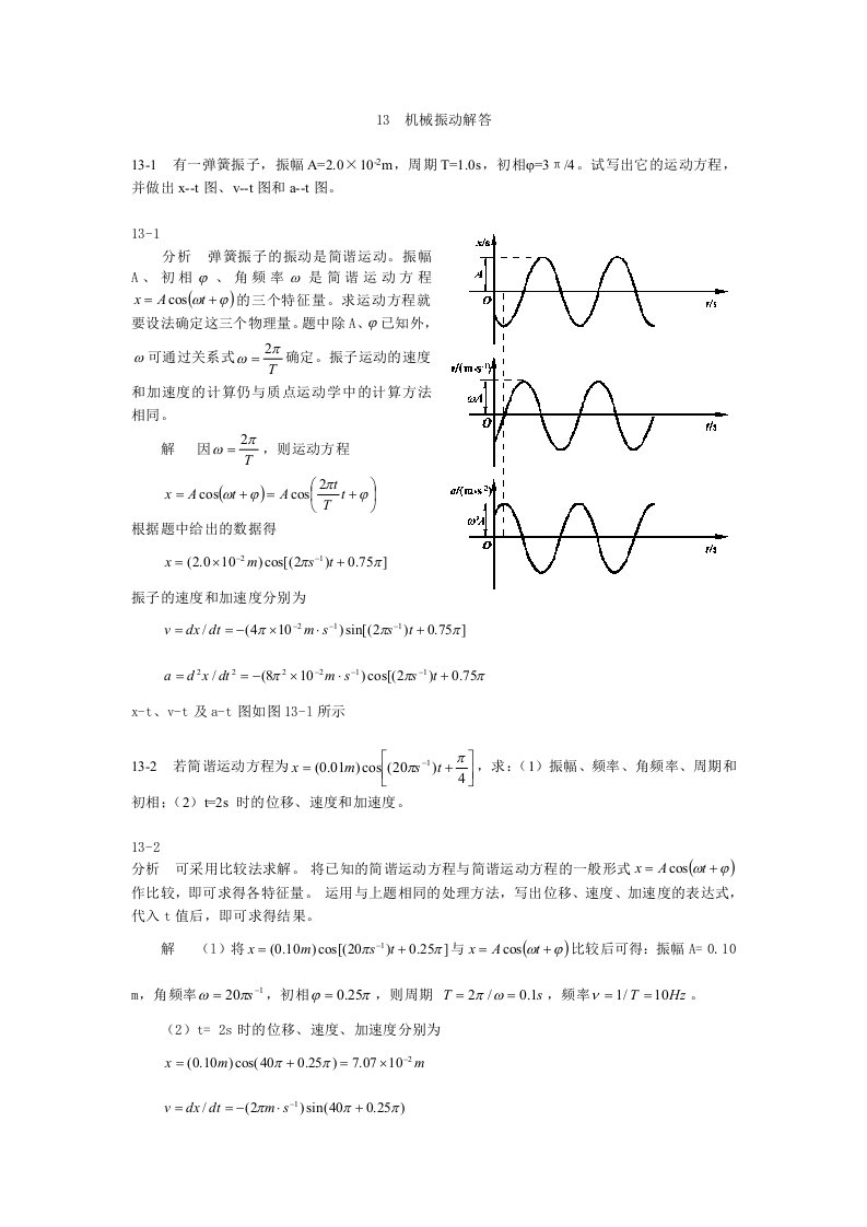 ch13机械振动