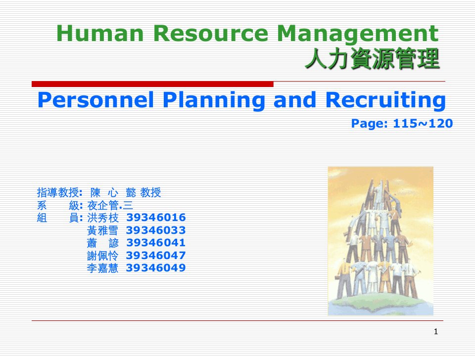 HumanResourceManagement人力资源管理