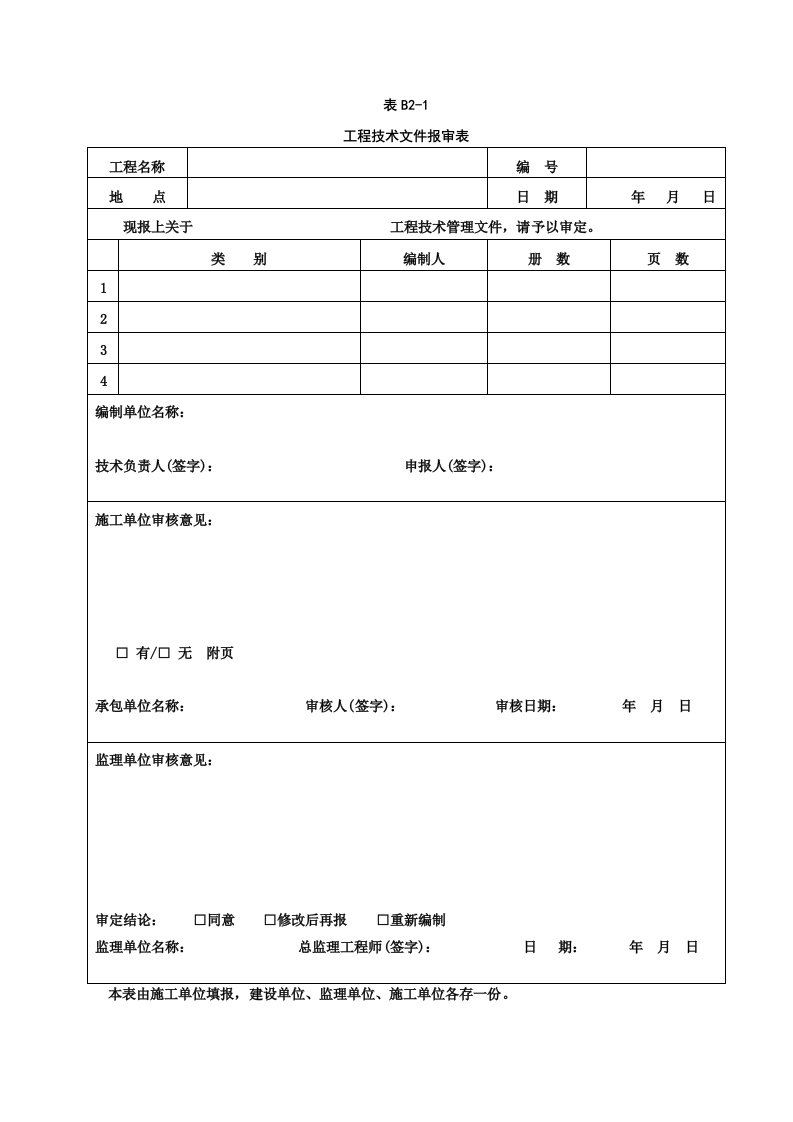 (平原造林)园林绿化工程监理表格终版