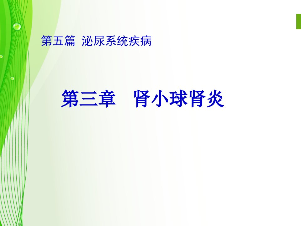 内科学急性肾炎