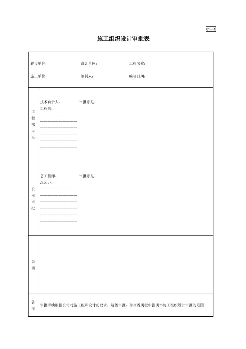 园林绿化施工单位资料表格（c类表）