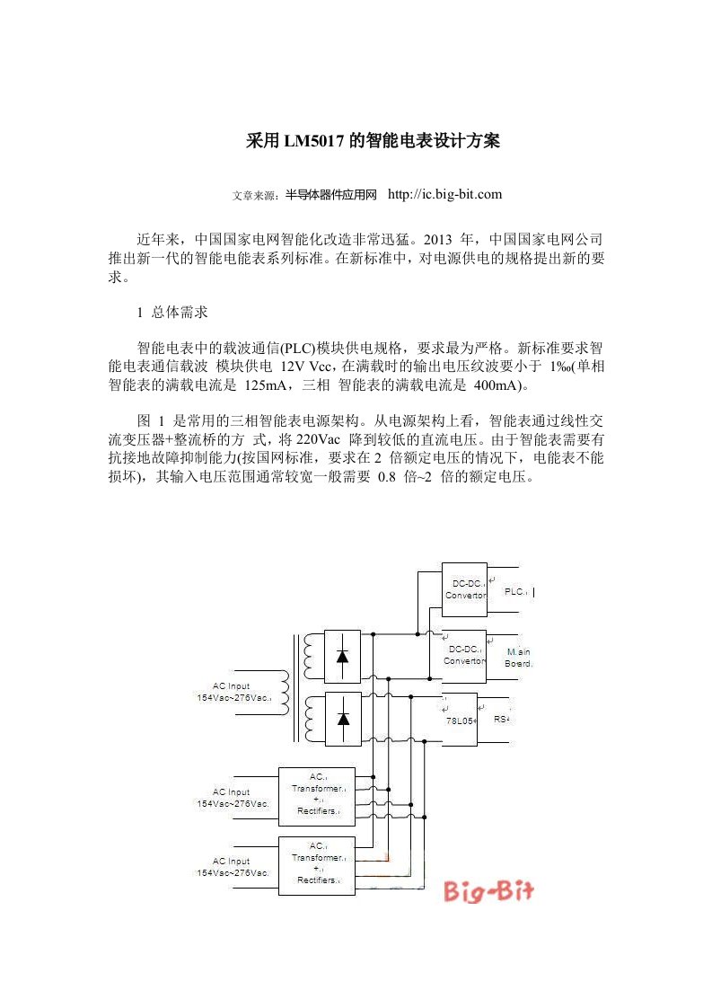 采用LM的智能电表设计方案