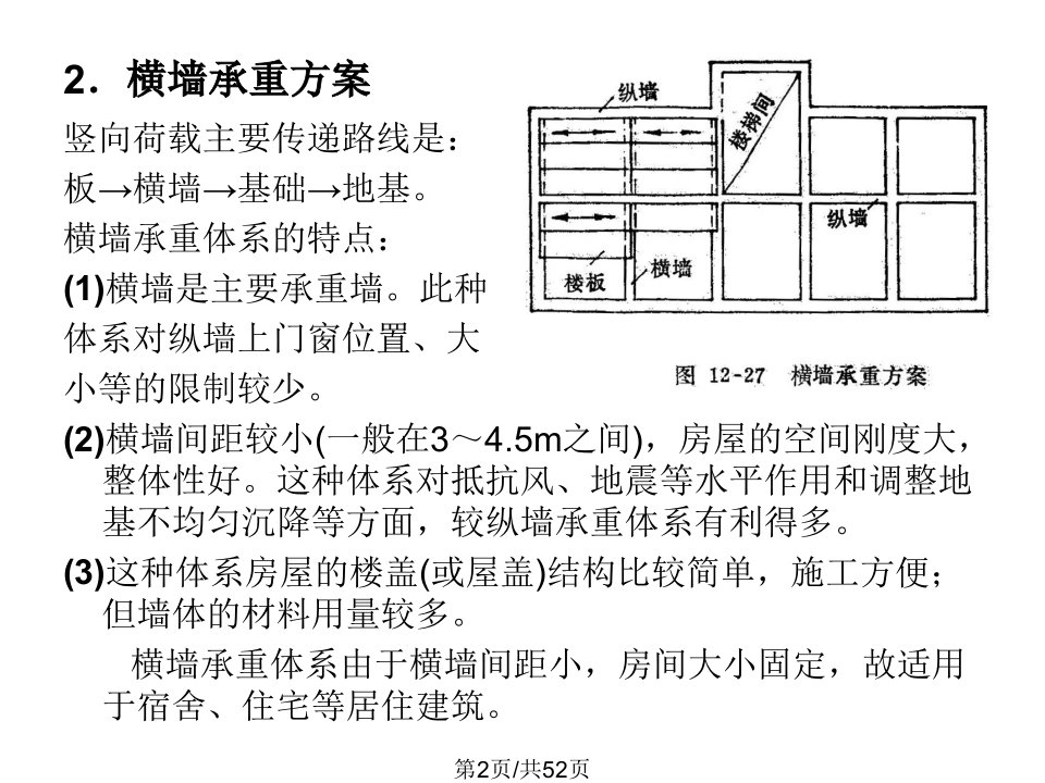 混合结构房屋墙体设计学生用