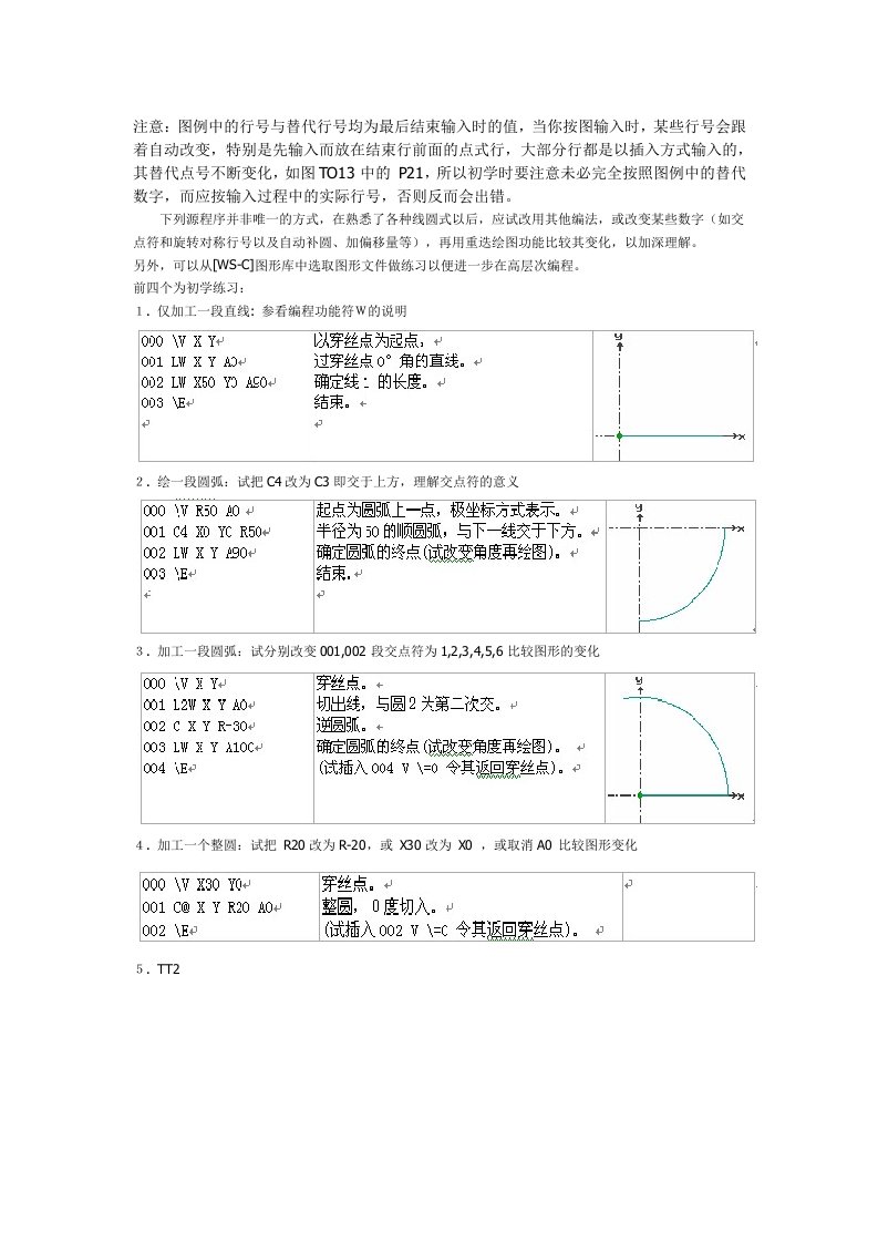 HL线切割机床控制编程-图形