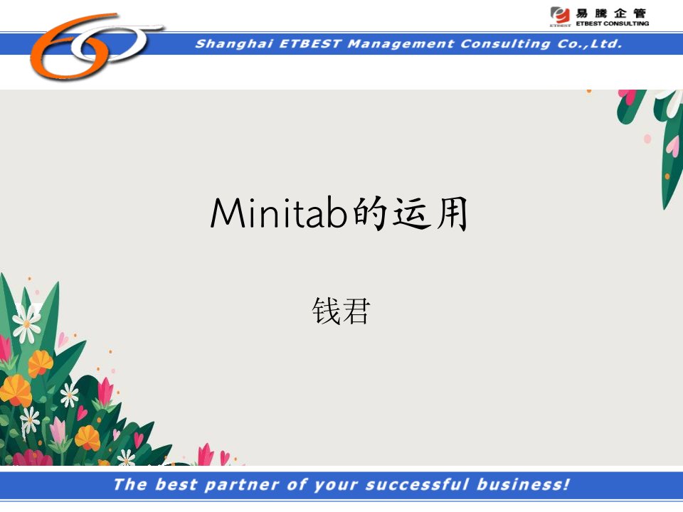 MINITAB使用教程