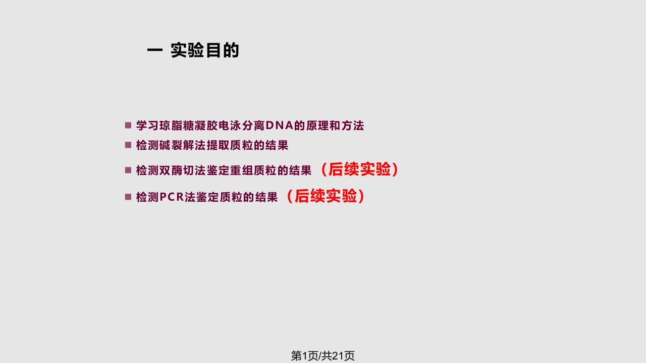 琼脂糖凝胶电泳技术的原理和方法