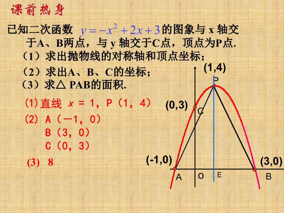 二次函数与面积专题精编版课件