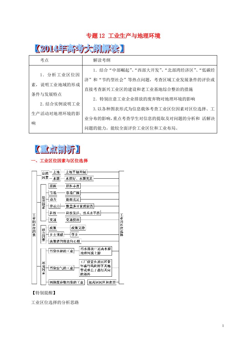 高考地理