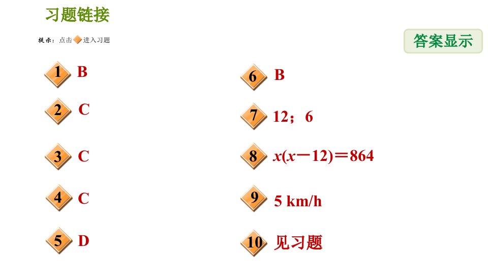 沪科版八年级下册数学期末提分练第4课时一元二次方程的应用习题课件