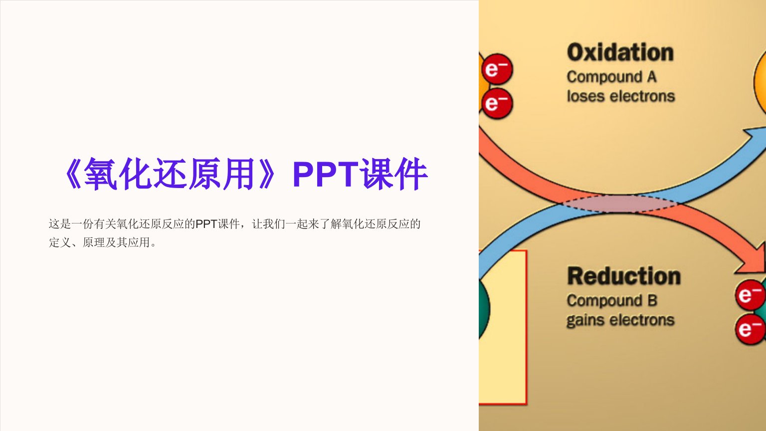 《氧化还原用》课件