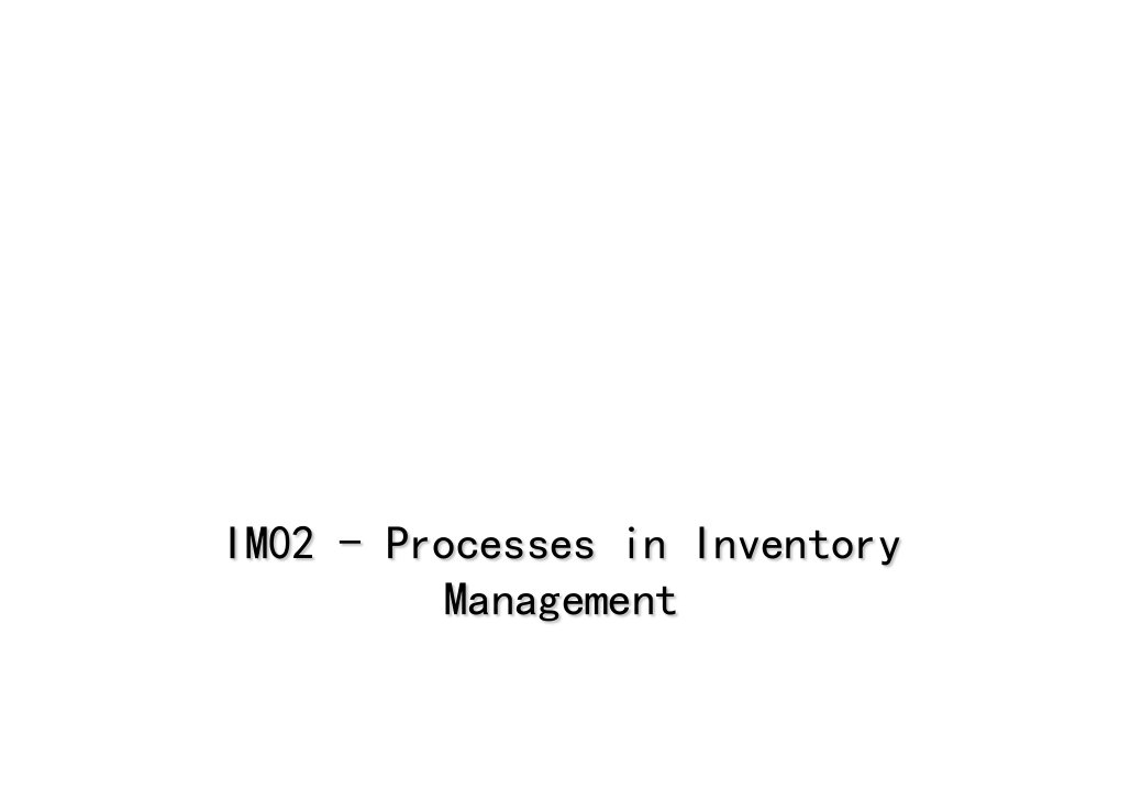 企业咨询-306im02Processes