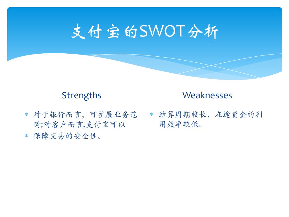 支付宝与微信的swot分析