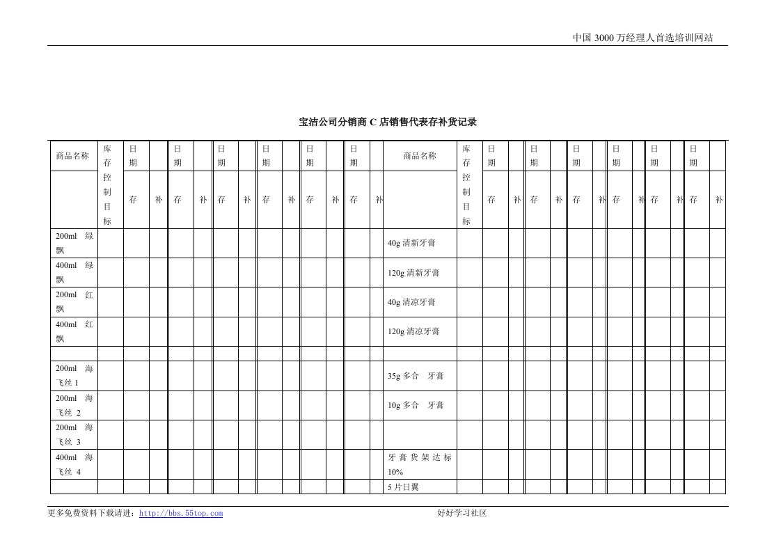 【管理精品】麦肯锡-P&G公司营销项目全案(4)