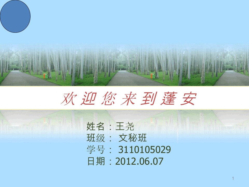 南充蓬安旅游1(1)-课件（ppt演示稿）