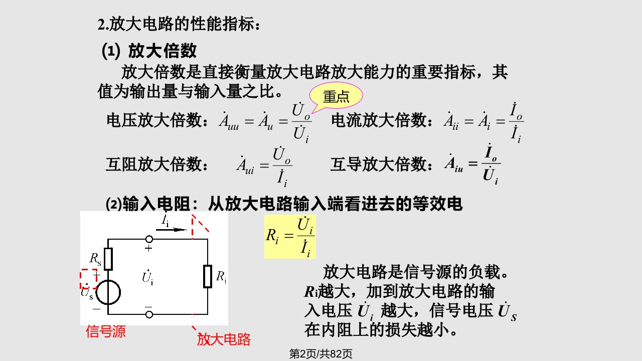 模电基本放大电路