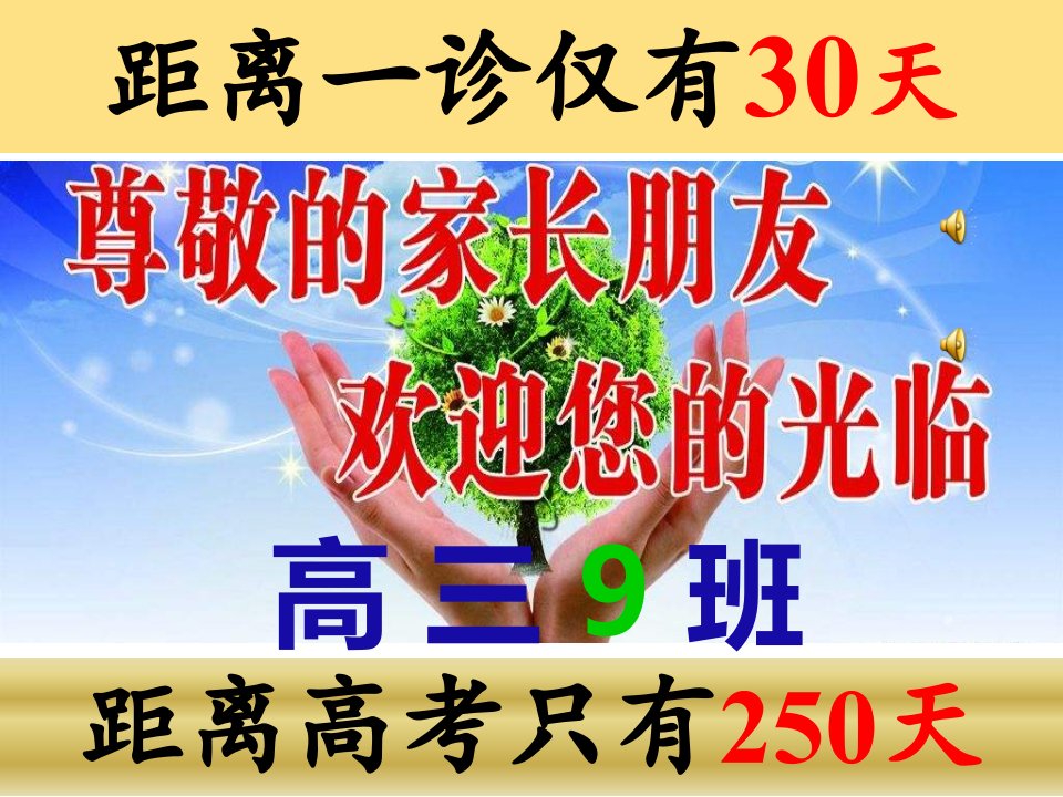 高三第1次家长会-ppt课件