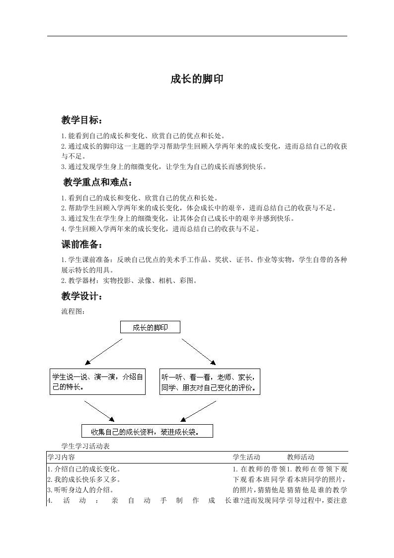 人教新课标二年级下册品德与生活教案