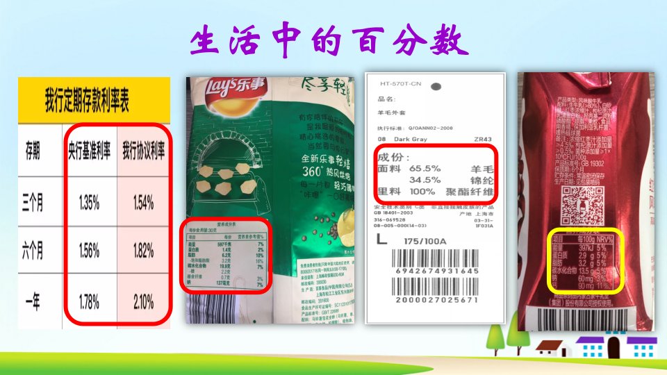 六年级上册数学课件6.百分数的认识14人教版共21张PPT