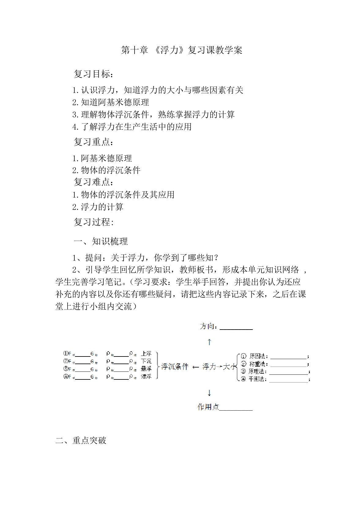 人教版八年级物理下册第十章