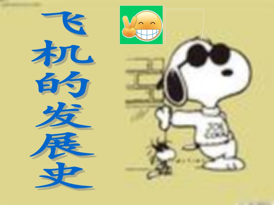 飞机的发展史-课件（PPT·精·选）