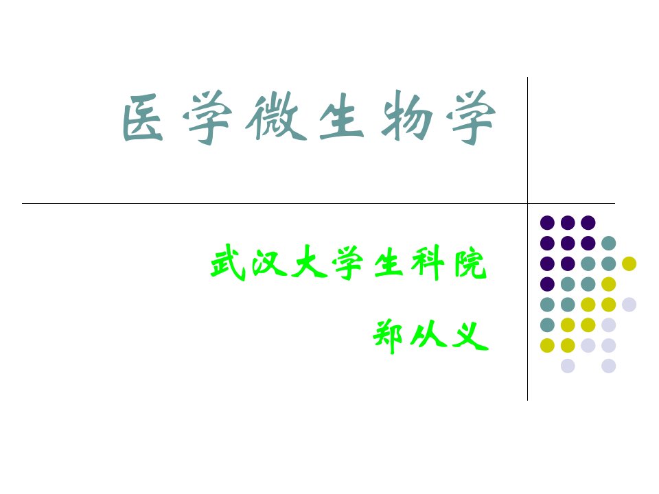 《医学微生物学概论》PPT课件