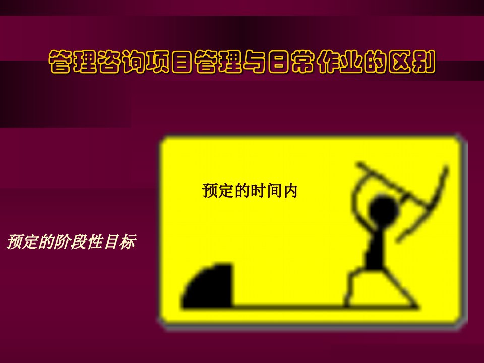 管理咨询项目管理的特点分析ppt31页PPT学习课件