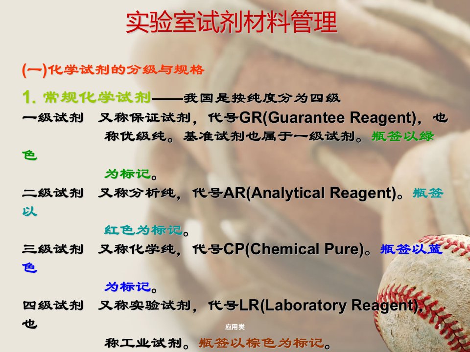 化学试剂管理材料专享