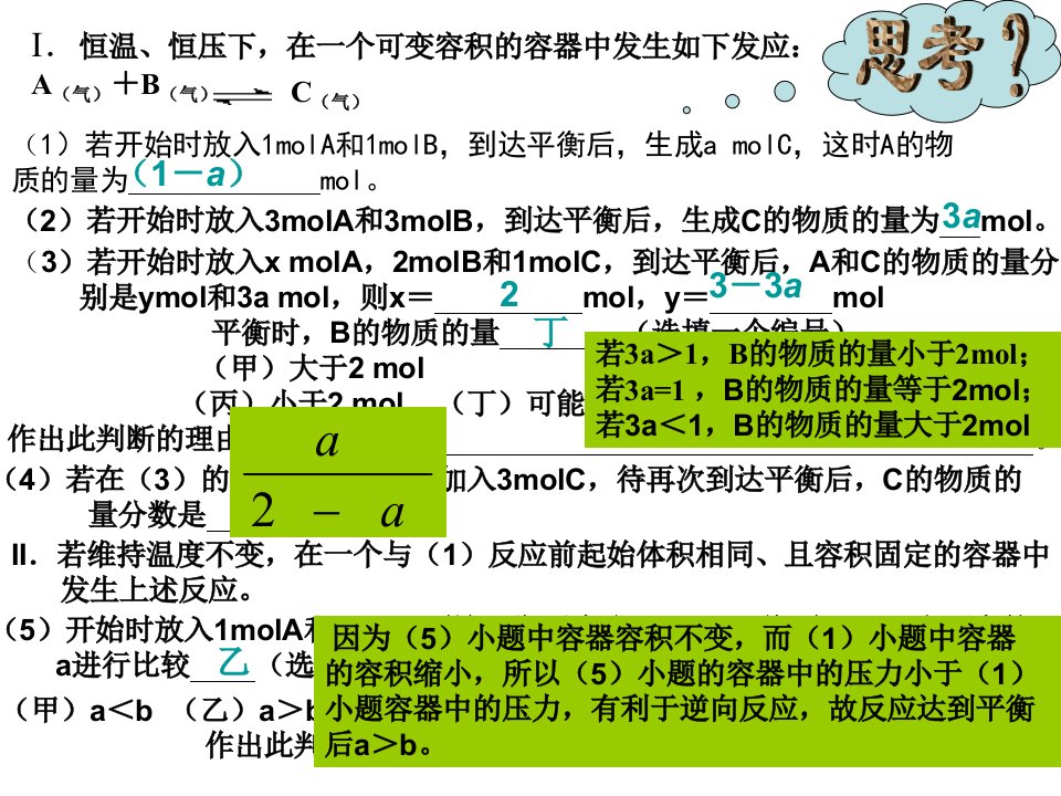 化学平衡图像