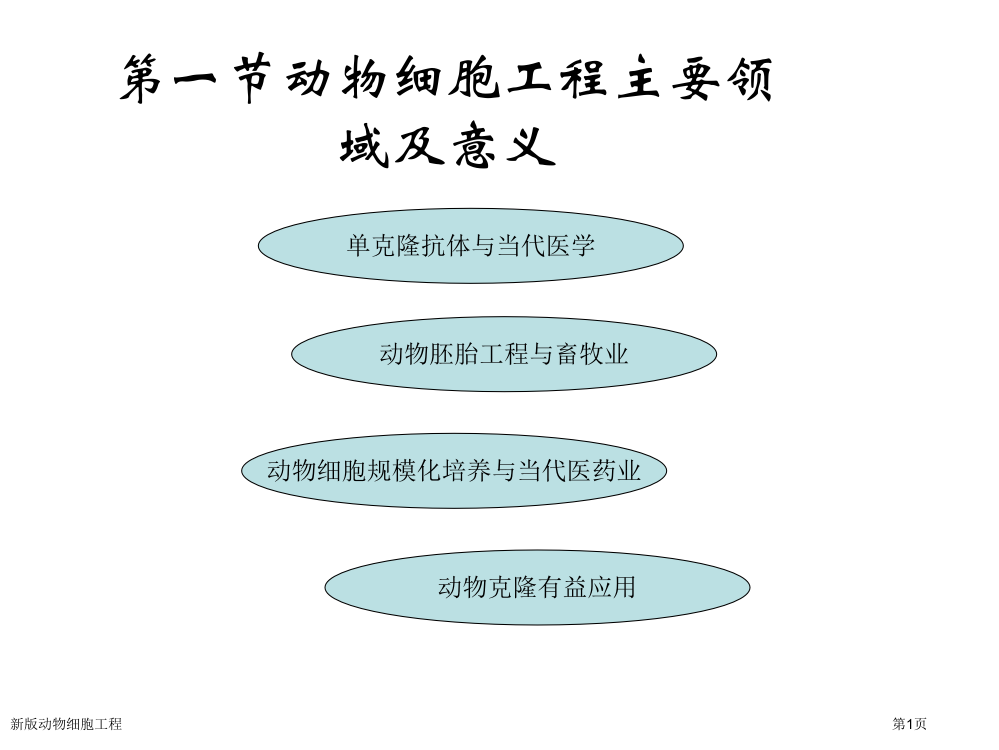 新版动物细胞工程