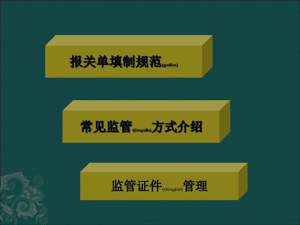 报关单填制规培训96页PPT