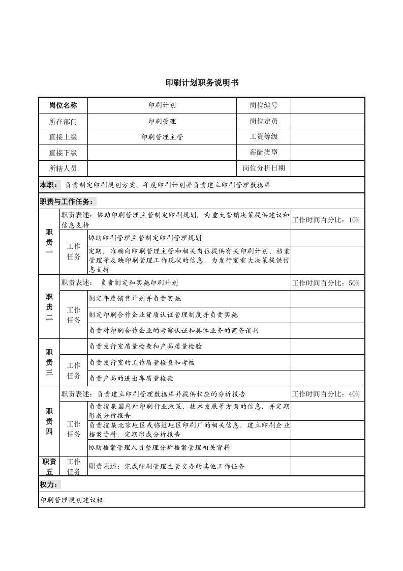 下载-中国建筑研究所印刷管理部印刷计划职务说明书