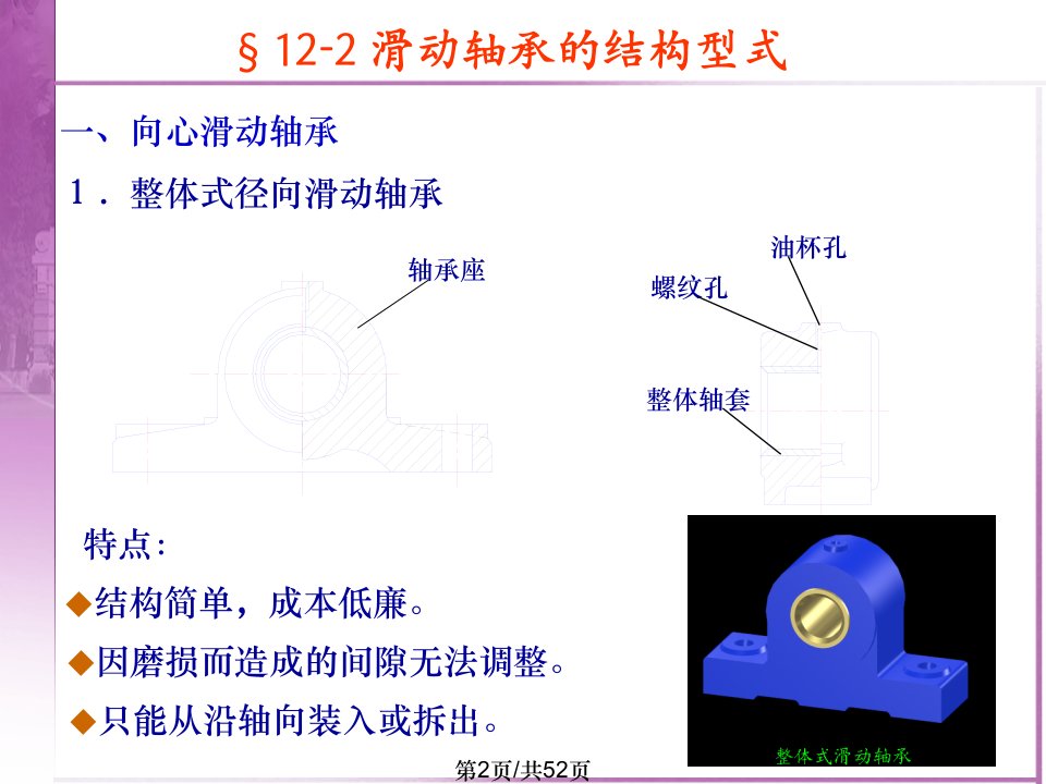 滑动轴承用学习