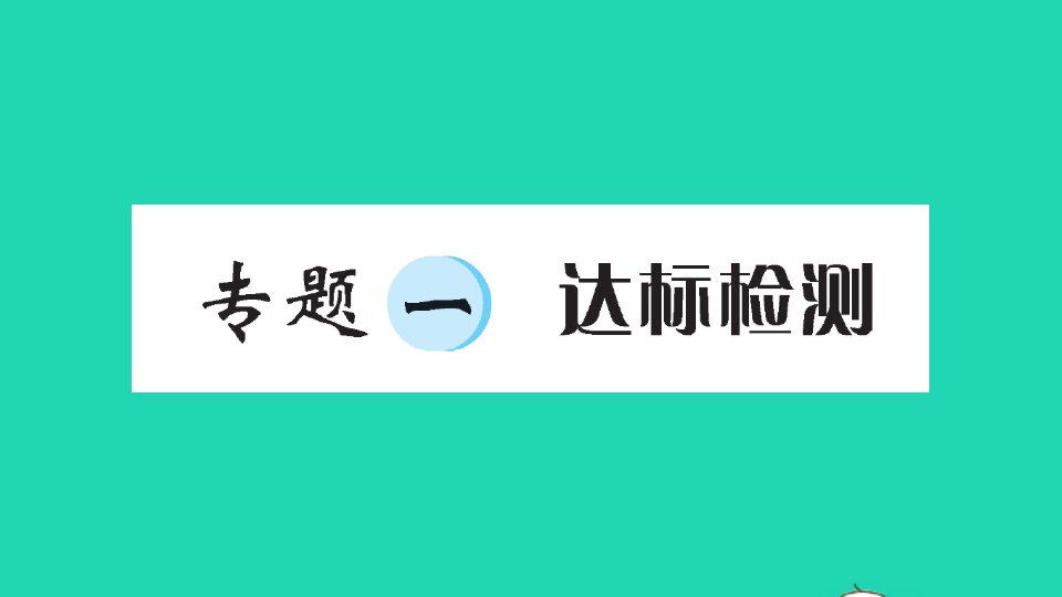 六年级数学下册专题一数的认识达标检测作业课件新人教版