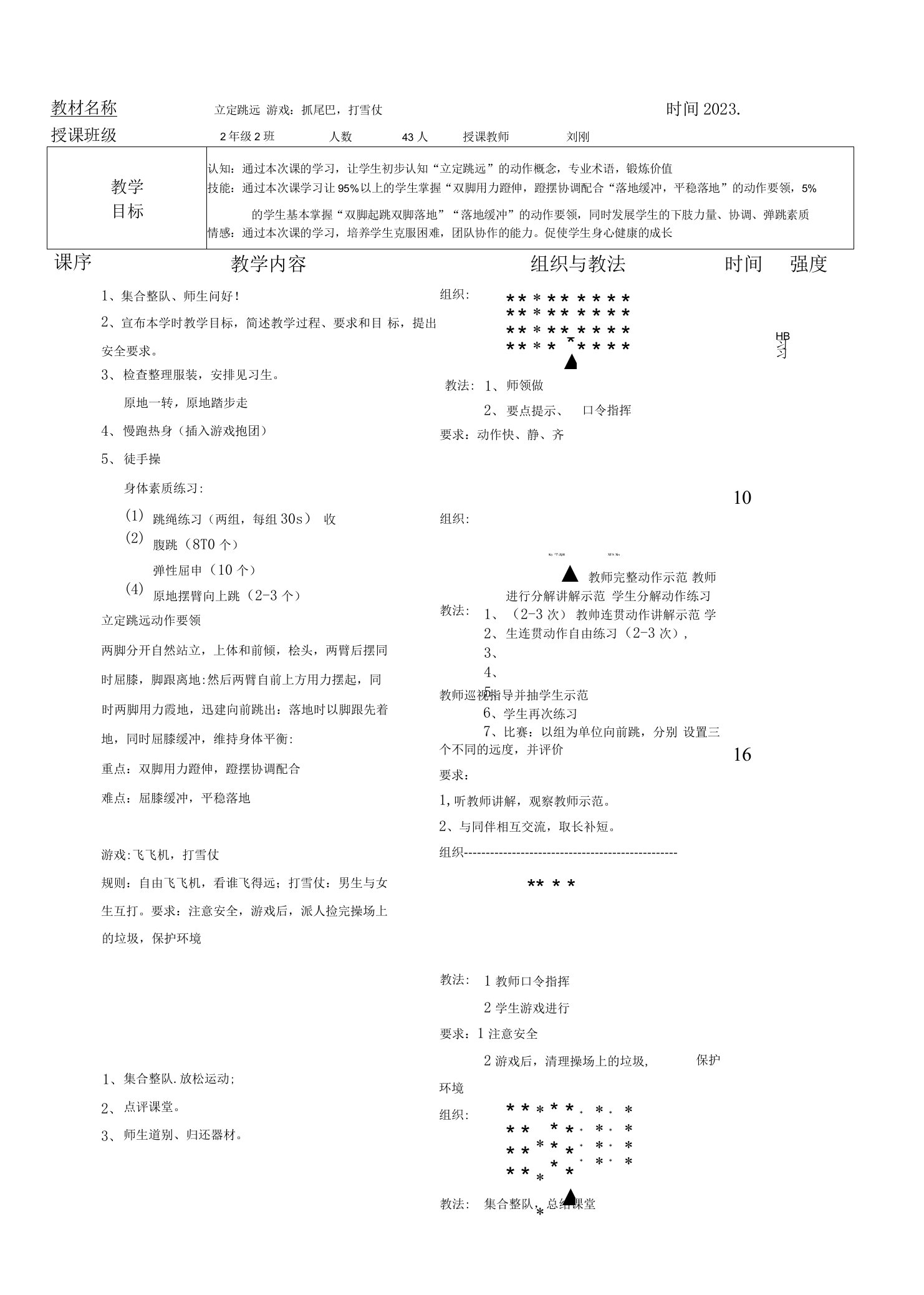 小学体育与健康人教二年级全一册第一部分课程目标与教学内容设计构想徐文彬教案